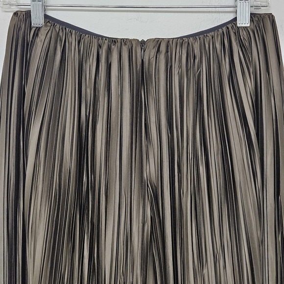97 ZARA PLEATED JAQUARD PANTS WOMEN'S SIZE MEDIUM - Picture 3 of 5